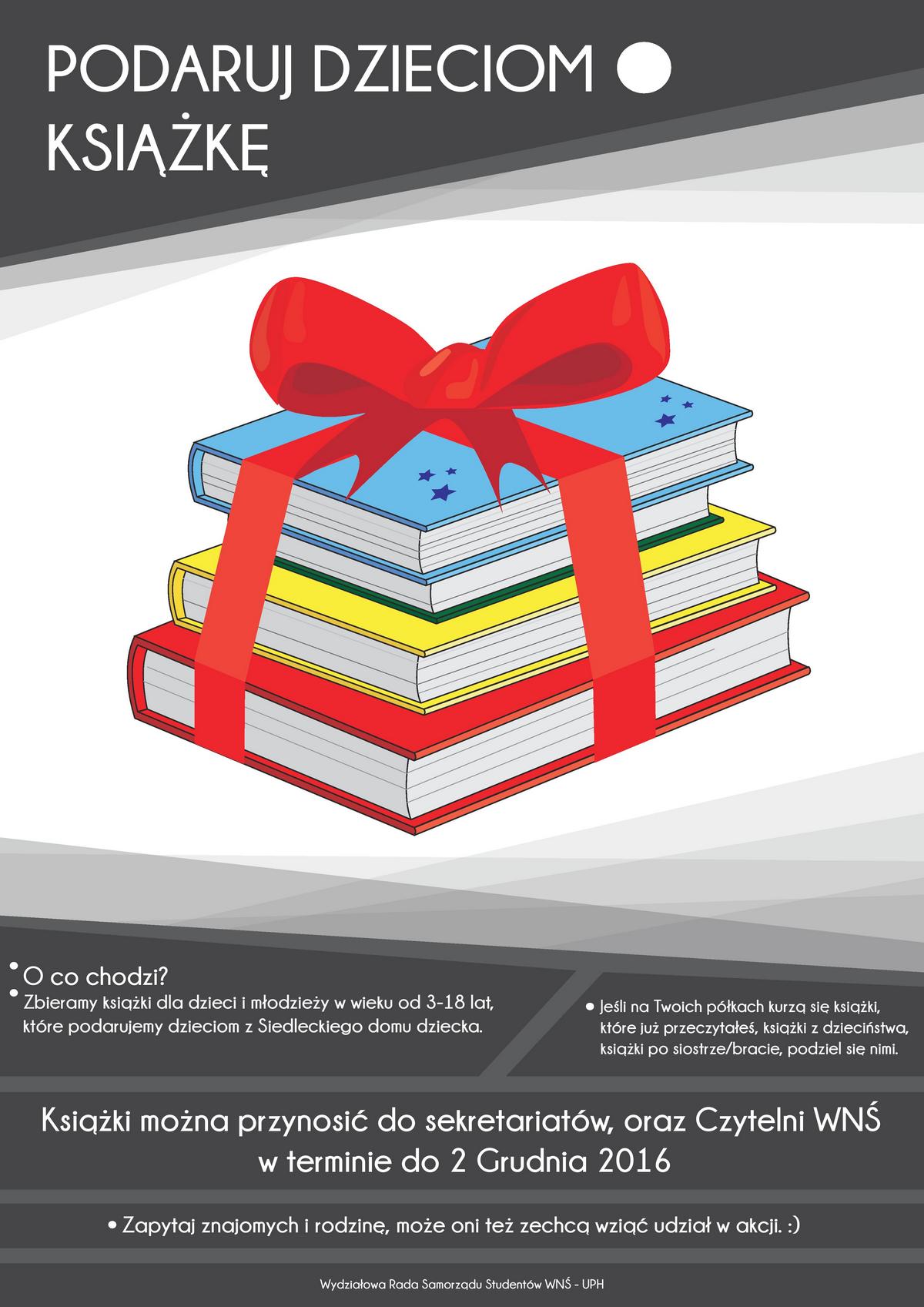 podaruj dzieciom książkę plakat