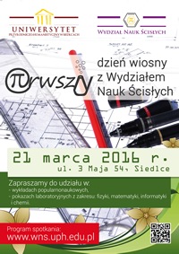 Plakat - dzień wiosny z WNS