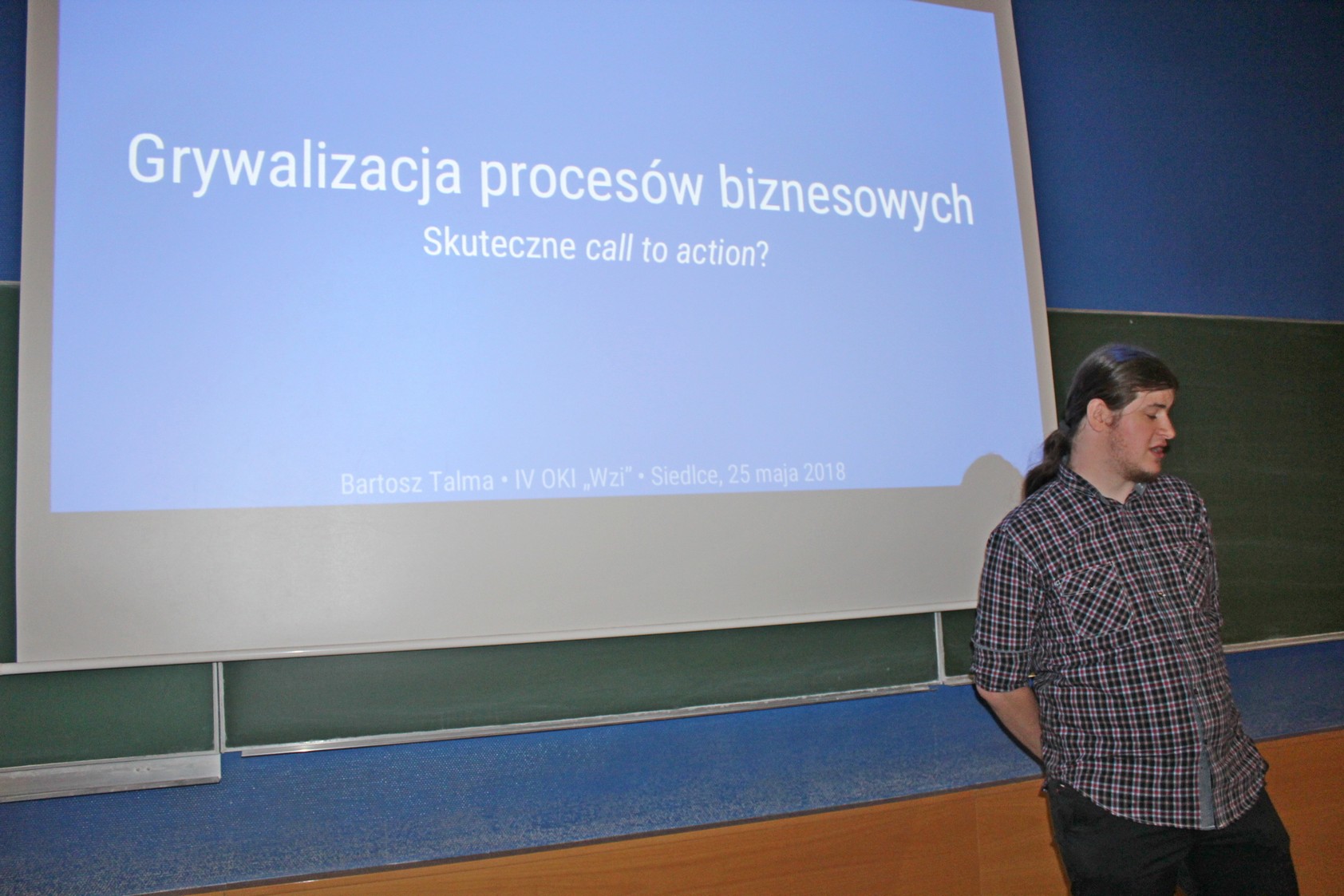 Bartosz Talma i jego wykład