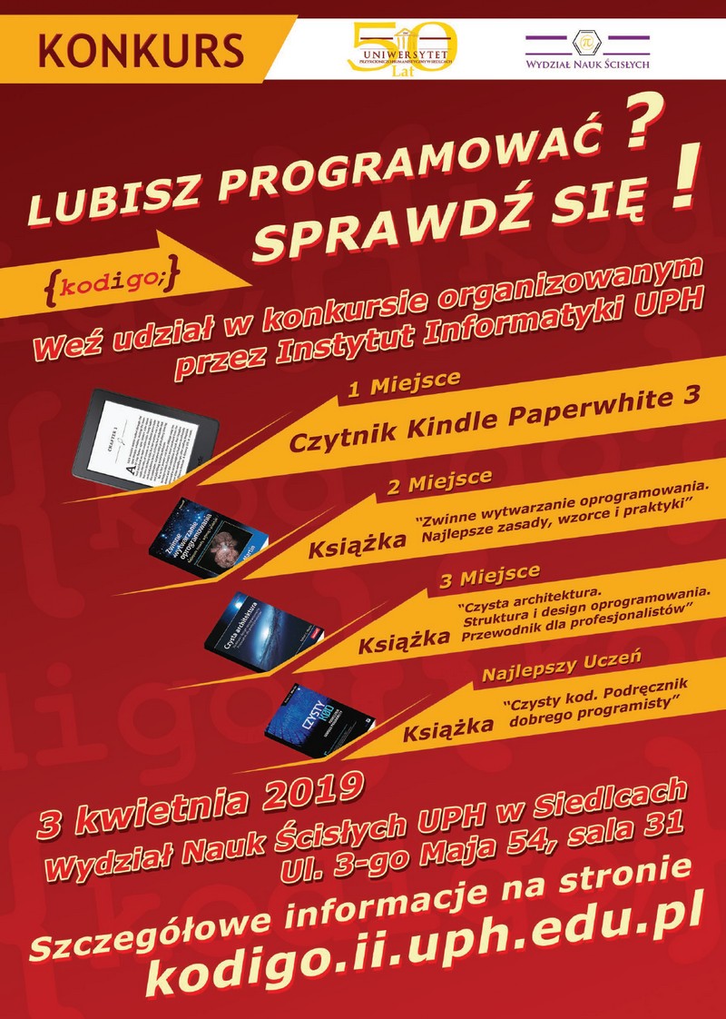 konkurs kodigo zaproszenie