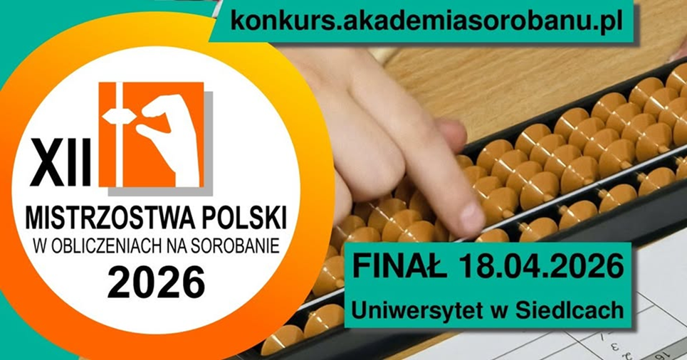 Soroban mistrzostwa 2026 finał 18.04.2026 - plakat konkursu