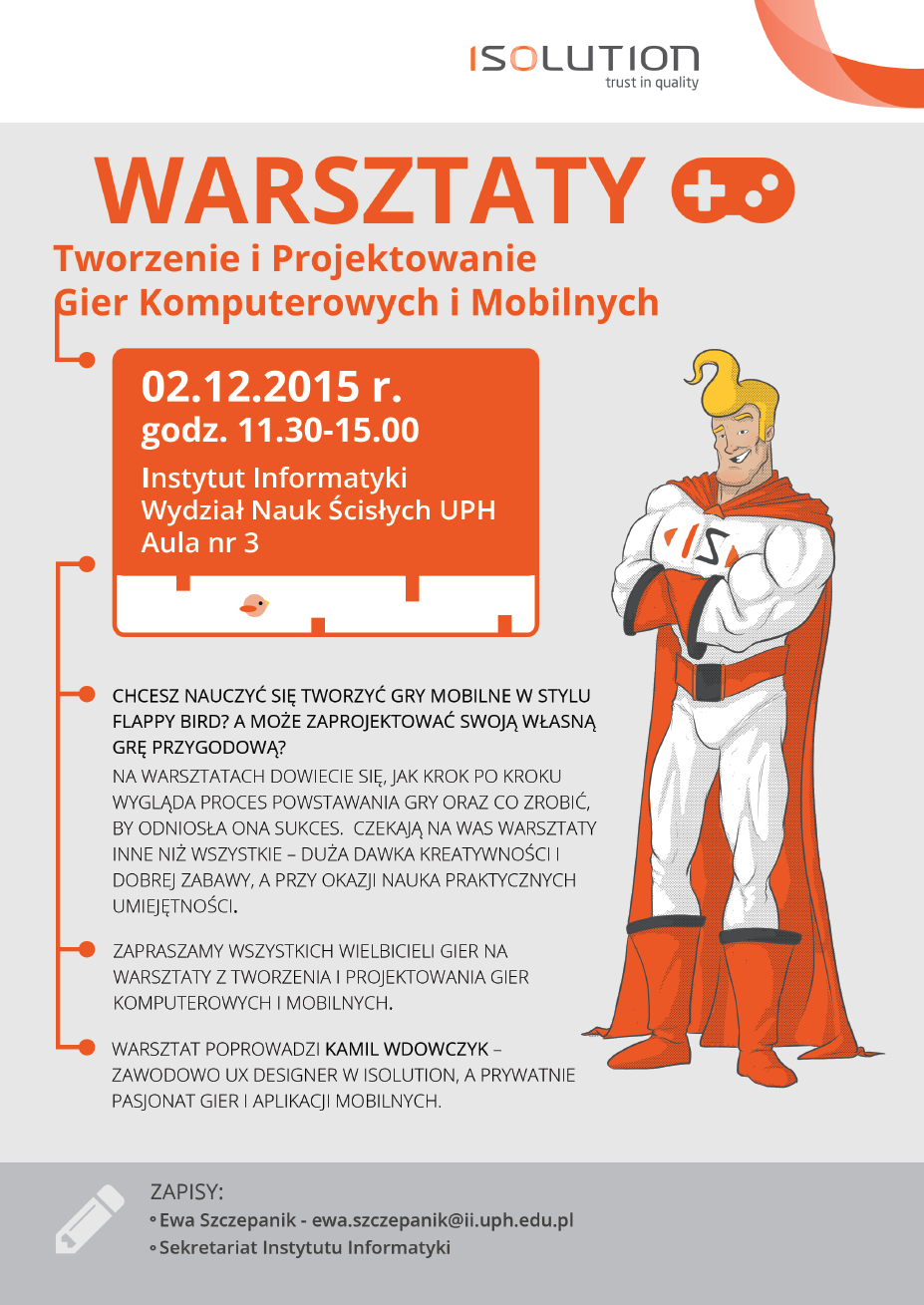 WarsztatyGameMakerPlakat