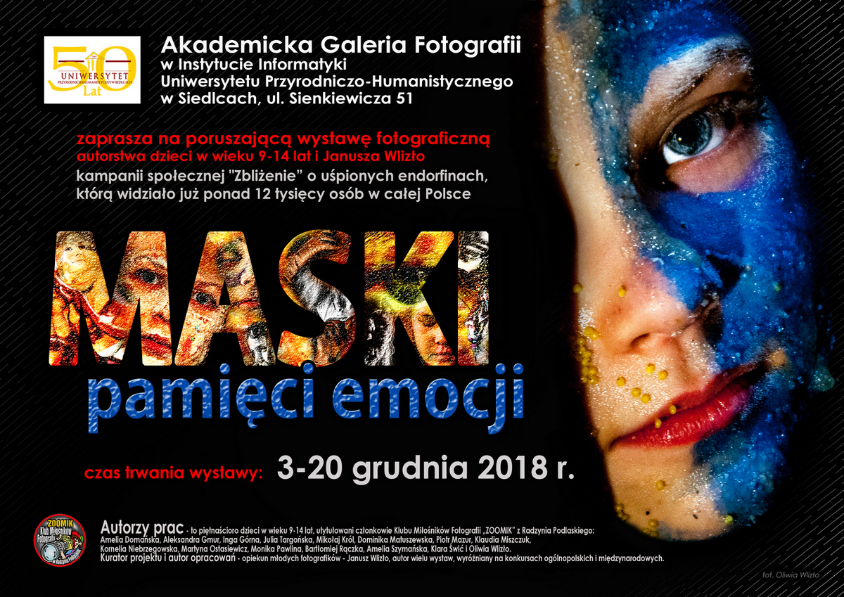 plakat MASKI w Siedlcach
